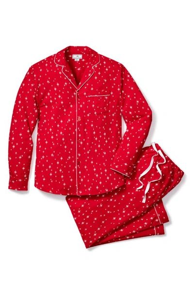 Petite Plume 2-piece Starry Night Pyjama Set In Red