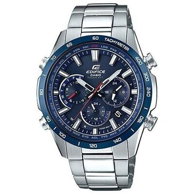 Pre-owned Casio Edifice Eqw-t650db-2ajf Sport Solar Radio Men Watch Eqw-t650db-2a