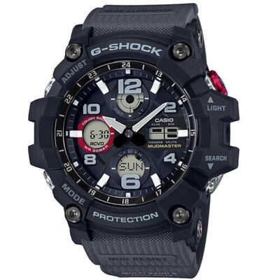 Pre-owned Casio G-shock Gwg-100-1a8jf Mudmaster Atomic Radio Solar Watch Gwg-100-1a8