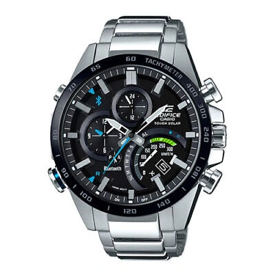 Pre-owned Casio Edifice Eqb-501xdb-1ajf Bluetooth Sport Solar Men Watch Eqb-501xdb-1a