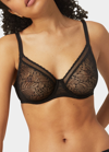 SIMONE PERELE COMETE MOLDED FULL CUP CONVERTIBLE LACE BRA