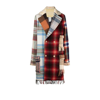 BETHANY WILLIAMS PATCHWORK BLANKET WOOL COAT - MEN'S - WOOL/VISCOSE,BWAW2205018432242