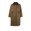 HOLZWEILER BROWN DIANA SINGLE-BREASTED COAT,1397318544931