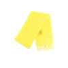 Loewe Mohair And Wool Scarf With Anagram Brooch In Yellow