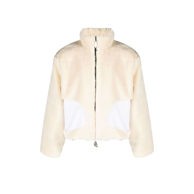 Namacheko Neutral Temen Faux Fur Jacket In Neutrals