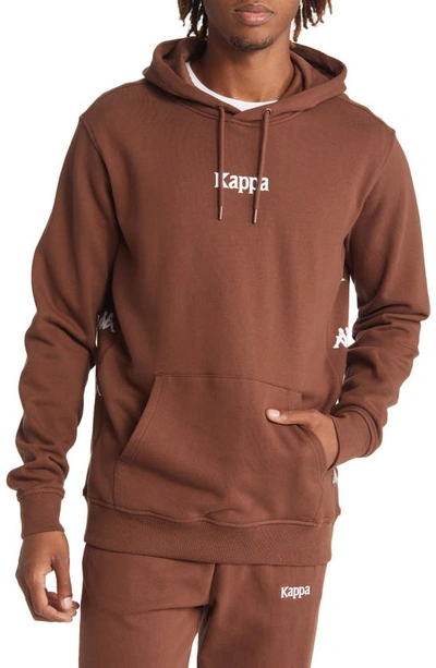 Kappa Authentic Vulgund Hoodie In Brown Dk