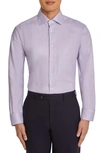 Jack Victor Greene Cotton Button-up Shirt In Lilac / White