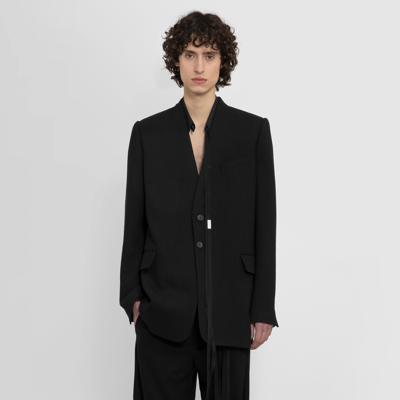 Ann Demeulemeester Blazers In Black