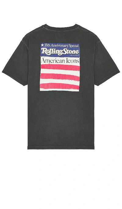 Rolla's Rs American Icon Tee In Sulphur Black