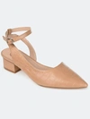 Journee Collection Collection Women's Keefa Wide Width Pump In Brown