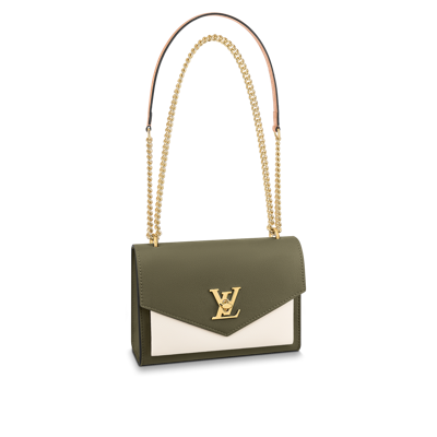 Pre-owned Louis Vuitton Mylockme Chain Bag In Green