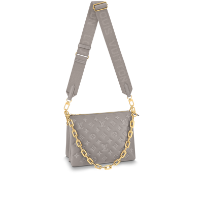 Pre-owned Louis Vuitton Pm Cushion Bag In Grey