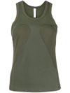 DION LEE RIBBED-PANEL TANK TOP