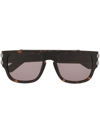 PHILIPP PLEIN EYEWEAR TORTOISESHELL-EFFECT TINTED SUNGLASSES