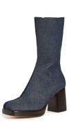 Rag & Bone Matrix Denim Platform Boots