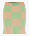 Stine Goya Andria Check Alpaca-blend Miniskirt In Multicolor