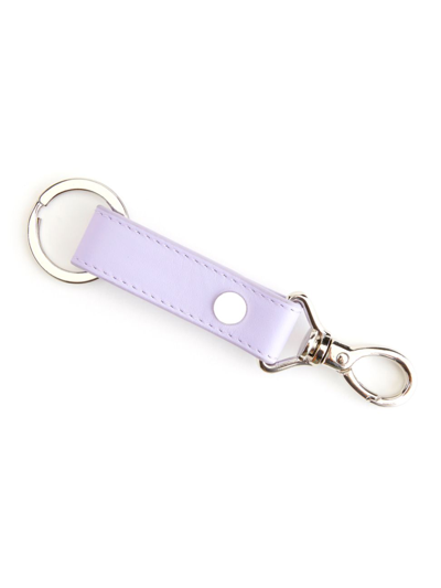 Royce New York Signature Key Fob In Lavender