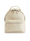 Royce New York Leather Travel Backpack In Taupe