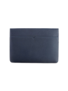 Royce New York Leather Laptop Backpack In Navy