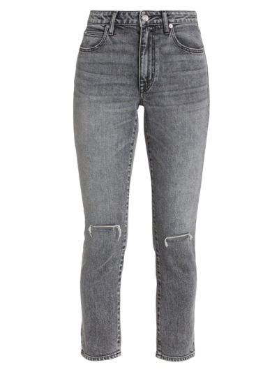 Slvrlake Lou Lou Cropped Jeans In Blue