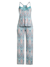 IN BLOOM WOMEN'S CHARADE 2-PIECE TAPESTRY PAJAMA SET