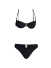 Palmiza Two-piece Paolina Bikini Set In Black