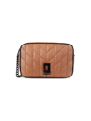 Karl Lagerfeld Women's Lafayette Quilted Leather Crossbody Bag In Caramel