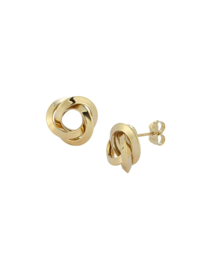 Saks Fifth Avenue Women's 14k Yellow Gold Love Knot Stud Earrings