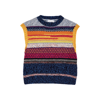 Chloé Striped Cashmere And Wool-blend Vest In Multicoloured