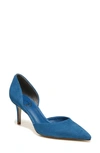 Sam Edelman Viv D'orsay Pointed Toe Pump In Sapphire