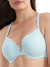Bare The Effortless Front-close Lace Bra In Breezy