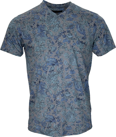 Lords Of Harlech Maze York Floral Sea V-neck Tee