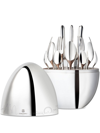 Christofle Mood Skyline London 24-piece Flatware Set (six-person Setting) In Silver