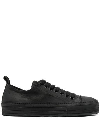 Ann Demeulemeester Black Gert Sneakers In Canvas