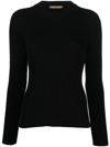 RIBBED-KNIT MERINO JUMPER