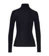 Hanro Wool-silk Turtleneck Sweater In Deep Navy