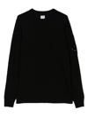 C.p. Company Cp Company Boys Black Cotton Sweatshirt In Black
