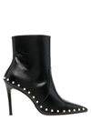 Stuart Weitzman Stuart Pearl 100 Zip Bootie In Black