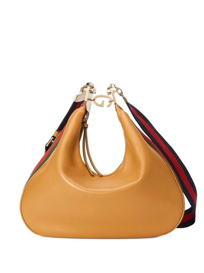 Gucci Attache Shoulder Bag In Brown