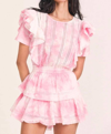 LOVESHACKFANCY Natasha Dress in Island Pink