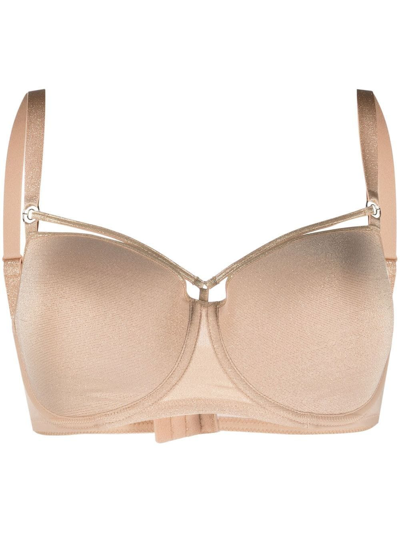 Marlies Dekkers Space Odyssey Balcony Bra In Neutrals