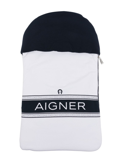 Aigner Logo-print Detail Sleep Bag In White