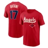 NIKE NIKE SHOHEI OHTANI RED LOS ANGELES ANGELS CITY CONNECT NAME & NUMBER T-SHIRT