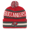47 '47 RED TAMPA BAY BUCCANEERS BERING CUFFED KNIT HAT WITH POM