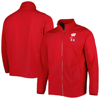 UNDER ARMOUR UNDER ARMOUR RED WISCONSIN BADGERS SQUAD 3.0 FULL-ZIP JACKET
