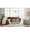 Macy's Lexanna Leather Sectional Collection Created For Macys