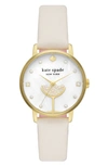 KATE SPADE METRO LEATHER STRAP WATCH, 34MM