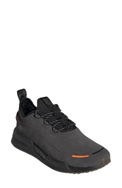 Adidas Originals Nmd_v3 Running Shoe In Grey Six/ Grey/ Impact Orange
