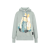 Moncler Genius Moncler X Olivia Oyl Printed Drawstring Hoodie In Verde