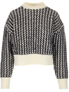 Bottega Veneta Ribbed-knit And Wool-chenille Sweater In Chalk Black